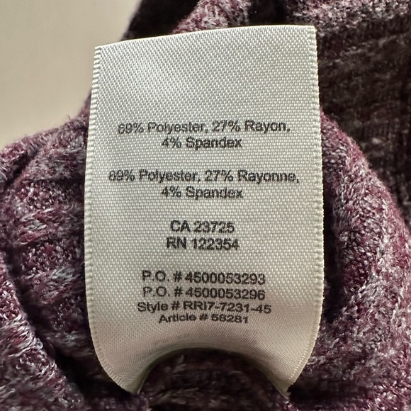 Wilfred Free Burgundy Pencil Skirt Size Medium - Picture 4 of 6